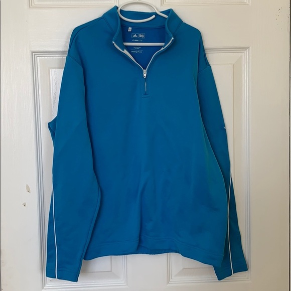 ADIDAS JACKET, Size Large, Blue